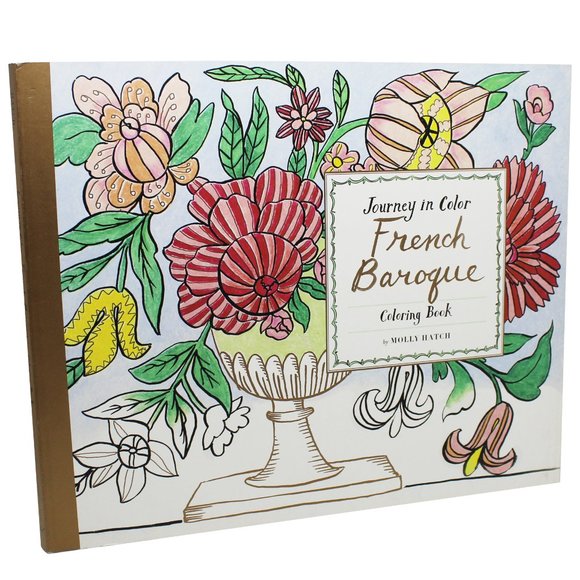 Chronicle Books Other - NEW French Baroque coloring book
